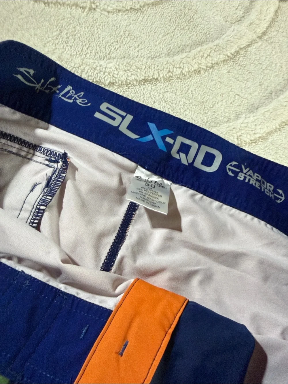 Men’s Salt Life Orange & Teal Gradient Swim Trunks